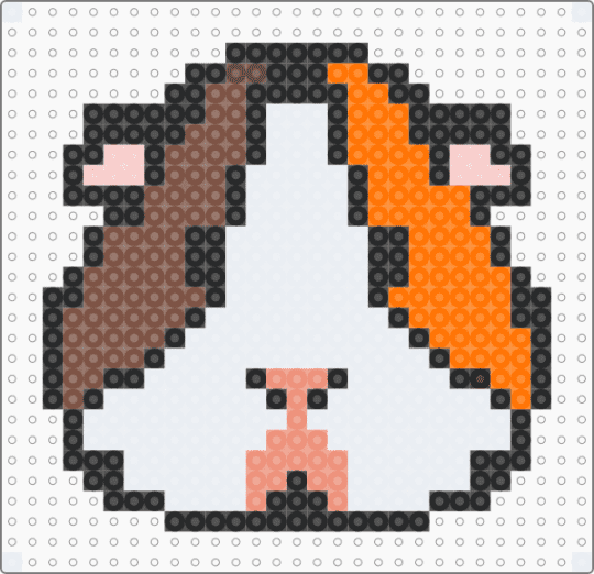 hms - white,orange,tan