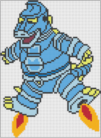 mechagodzilla (godzilland) - light blue