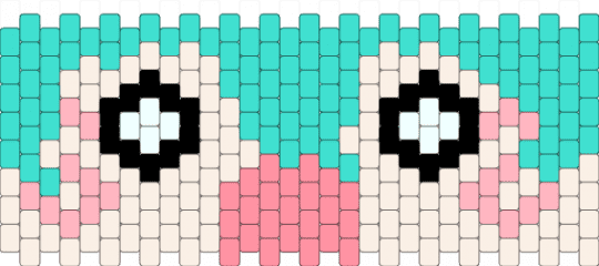 miku cuff with different hair cuz i wanna see how it looks - pink,light blue