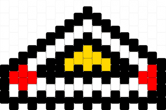 nifty hh wallet flap - black,white,red,yellow