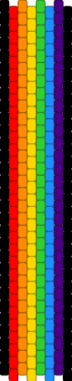 strap for kandi bag im making - orange,green,purple,colorful