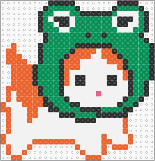 kat - green,orange