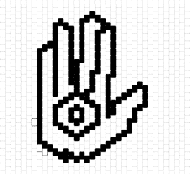 Rezz hand 1 - rezz,hand,eye,psychic,music,edm,dj,symbol,tribute