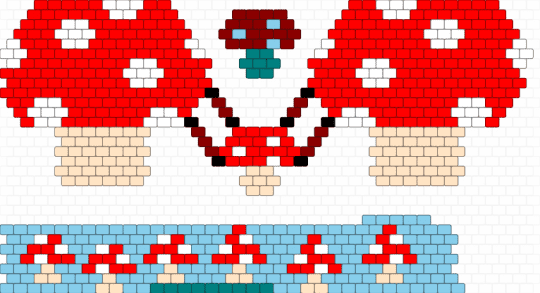 Mushy - red,light blue