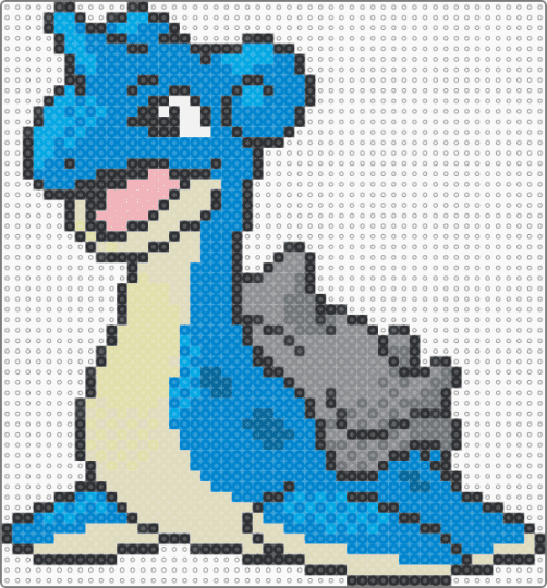 Lapras (GSC Revamp) - beige, blue, character, game boy, gaming, lapras, nintendo, pokemon, revamp, video games