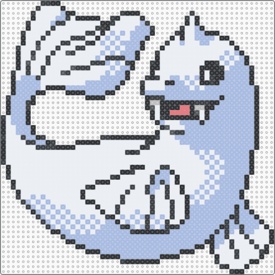 Dewgong (GSC Revamp) - white,light blue,character,dewgong,pokemon,revamp,nintendo,game boy,video games,gaming