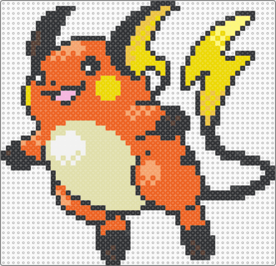 Raichu (GSC Revamp) - yellow,orange,character,raichu,pokemon,revamp,nintendo,game boy,video games,gaming