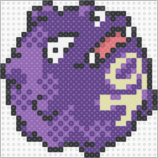 Koffing (GSC Revamp) - purple,pink,character,koffing,pokemon,revamp,nintendo,game boy,video games,gaming