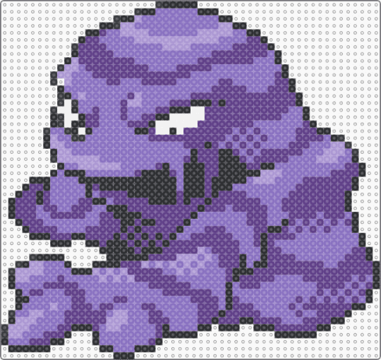 Muk (GSC Revamp) - purple,blue,character,muk,pokemon,revamp,nintendo,game boy,video games,gaming
