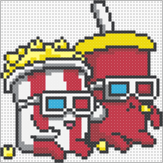 Movie Night - yellow,red,character,movie,popcorn,soda,cute