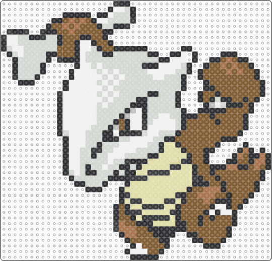 Marowak (GSC Revamp) - white,tan,character,marowak,pokemon,revamp,nintendo,game boy,video games,gaming