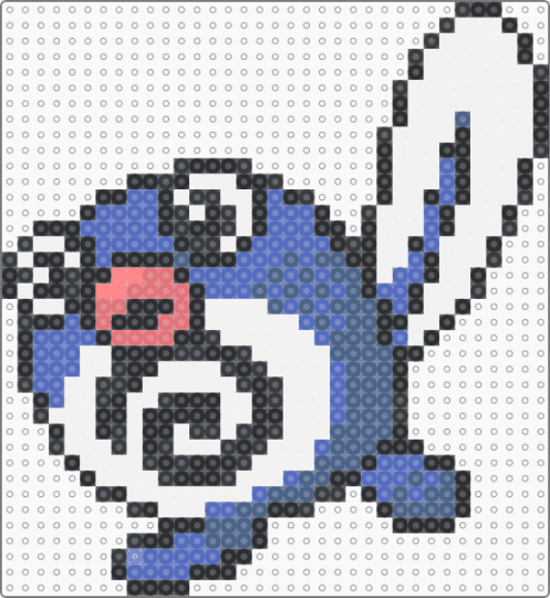 Poliwag (GSC Revamp) - white,blue,character,poliwag,pokemon,revamp,nintnedo,game boy,video games,gaming