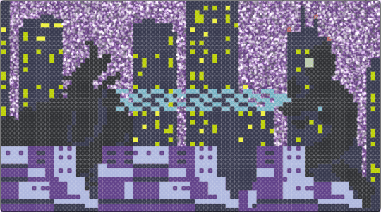 Ultraman vs. Baragon - purple,cotdskyscrapers,character,ultraman,baragon,toku,silhouette