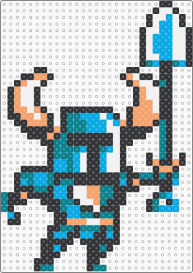 Shovel Knight - black,teal,light blue,character,shovel knight,shovel,knight,video games,gaming