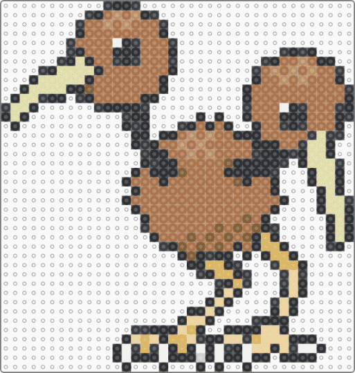 Doduo (GSC Revamp) - tan,character,doduo,pokemon,revamp,nintendo,game boy,video games,gaming