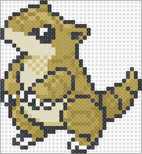 Sandshrew (GSC Revamp) - beige,gold,character,sandshrew,pokemon,revamp,nintendo,game boy,gaming,video games