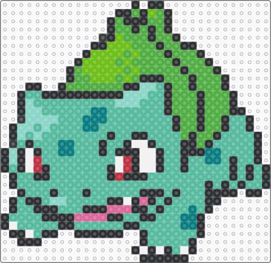 Bulbasaur (GSC Revamp) - green,teal,character,pokemon,bulbasaur,game boy,revamp,colorful,gaming,video games
