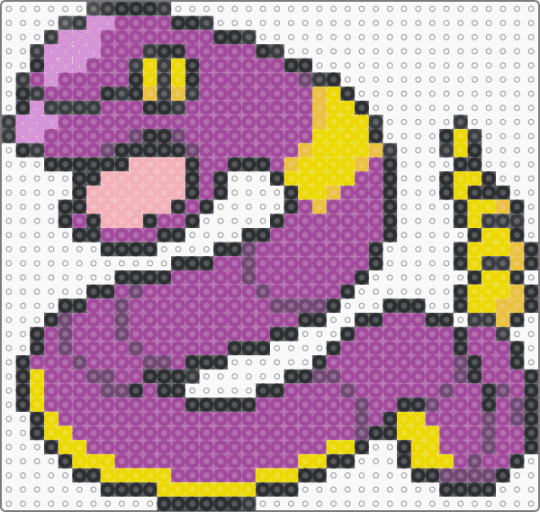 Ekans (GSC Revamp) - pink,character,ekans,pokemon,revamp,nintendo,game boy,video games,gaming