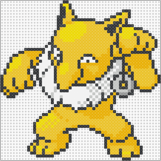 Hypno (GSC Revamp) - orange,yellow,character,hypno,pokemon,revamp,nintendo,game boy,video games,gaming