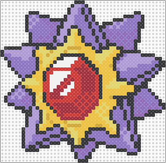 Starmie (GSC Revamp) - blue, character, game boy, gaming, nintendo, pokemon, revamp, starmie, video games, yellow