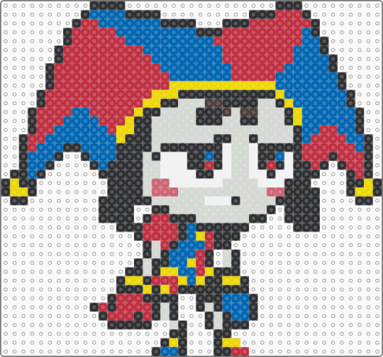 Pomni - red,blue,character,pomni,tadc,amazing,digital,circus,theamazingdigitalcircus