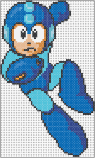 Mega Man (3) - light blue,blue,character,mega man,rockman,capcom,retro,gaming,video games,nostalgia