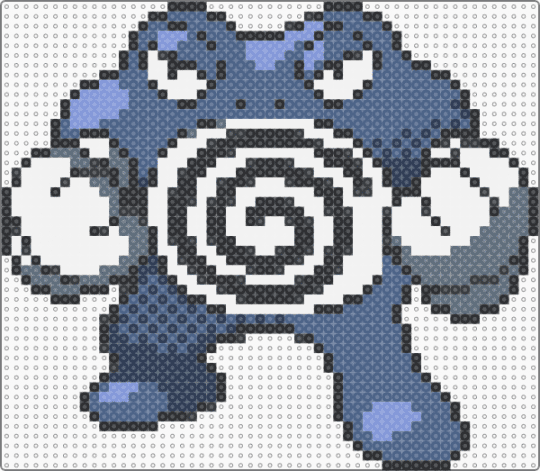 Poliwrath (GSC Revamp) - blue,character,poliwrath,pokemon,revamp,nintendo,game boy,video games,gaming