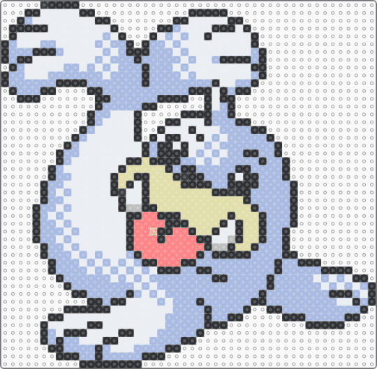 Seel (GSC Revamp) - light blue,character,seel,pokemon,revamp,nintendo,game boy,video games,gaming