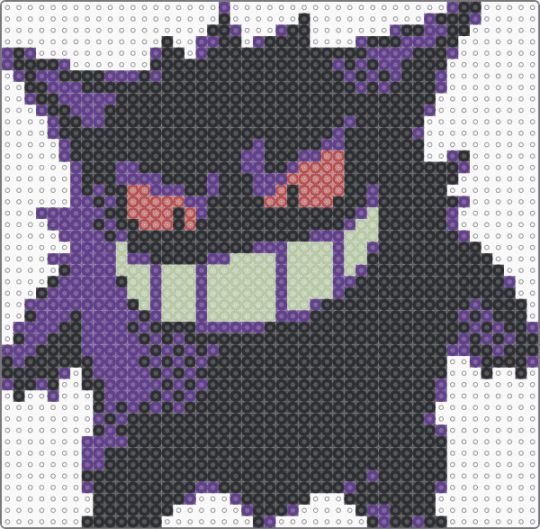Gengar (GSC Revamp) - black,purple,character,gengar,pokemon,revamp,nintendo,game boy,video games,gaming