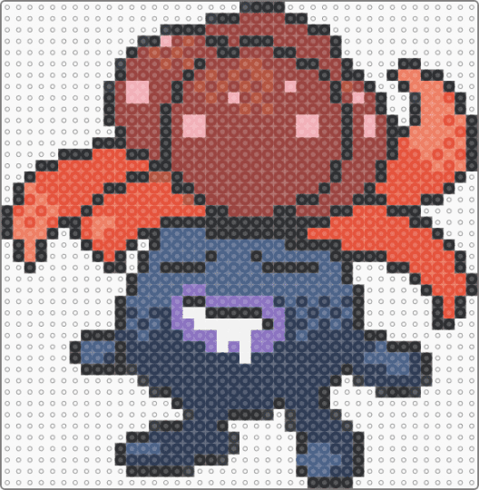 Gloom (GSC Revamp) - purple,red,character,gloom,pokemon,revamp,nintendo,game boy,video games,gaming
