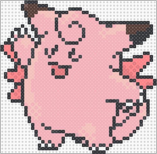 Clefable (GSC Revamp) - beige,character,clefable,pokemon,revamp,nintendo,game boy,video games,gaming