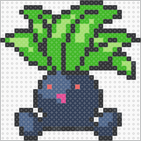 Oddish (GSC Revamp) - purple,green,character,oddish,pokemon,revamp,nintendo,game boy,video games,gaming