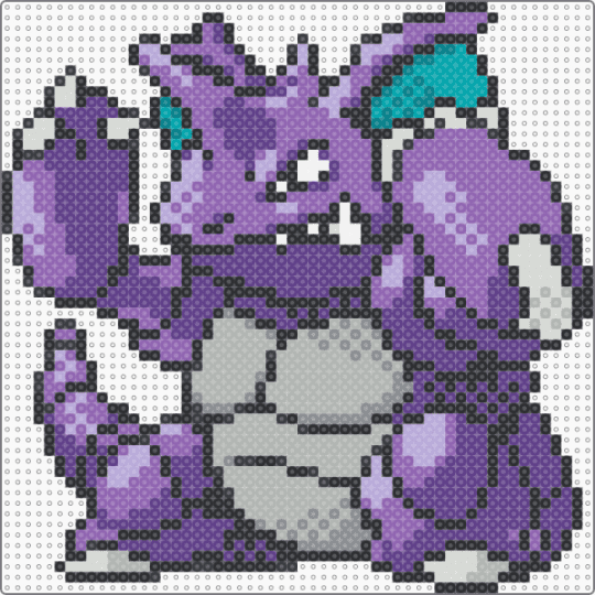 Nidoking (GSC Revamp) - purple,pink,character,nidoking,pokemon,revamp,nintendo,game boy,video games,gaming