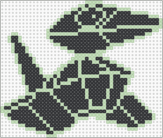 Porygon Wireframe - teal,black,cotdoutlines,character,pokemon,porygon,nintendo,game boy,video games,gaming