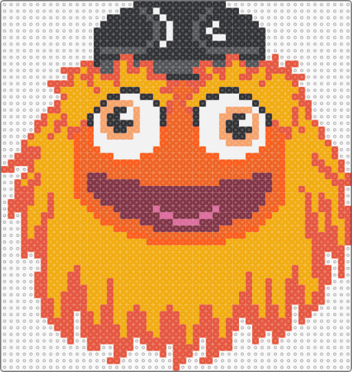 Gritty - orange,red,character,sports,philadelphia,flyers,gritty,mascot