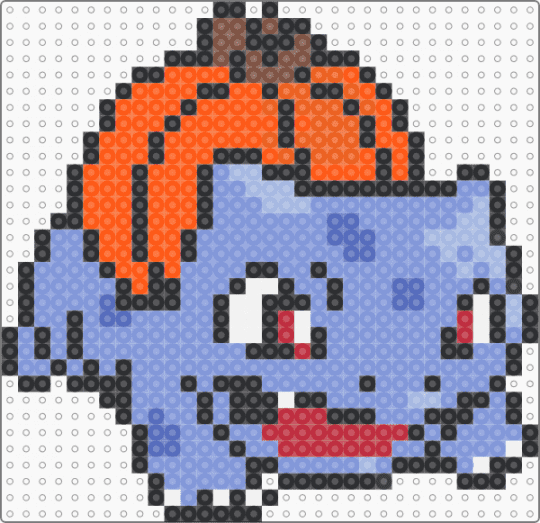 Halloween Bulbasaur - orange,light blue,holiday,halloween,bulbasaur,pokemon,character,gaming,games,video games