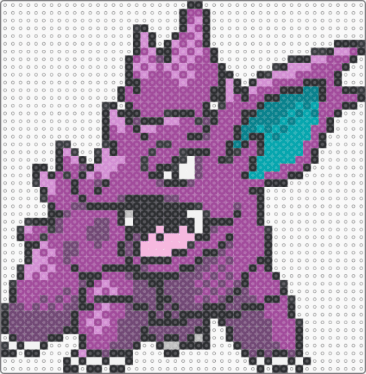 Nidorino (GSC Revamp) - pink,character,nidorino,pokemon,revamp,nintendo,game boy,video games,gaming