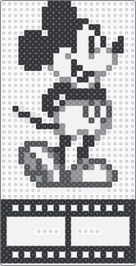 Mickey Mouse Standee - classic,character,cartoon,white,gray,cotdgrayscale,disney,mickey mouse,retro,nostalgia
