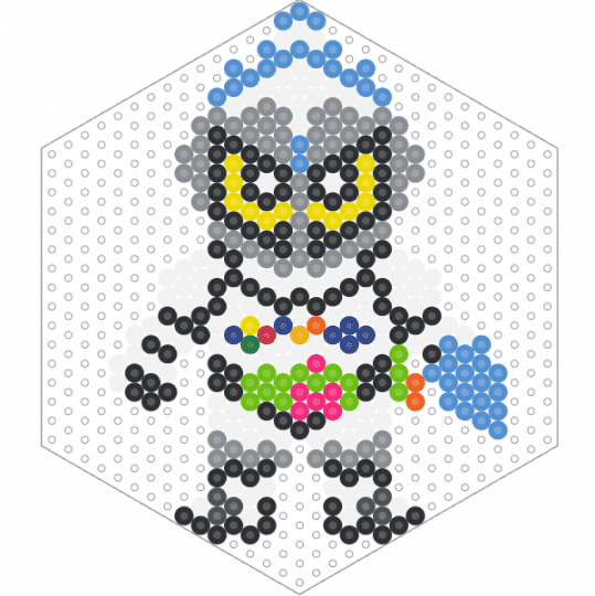 Kamen Rider Brave Level 1 - white,gray,light blue,character,kamen rider,exaid,brave,chibi,toku,superhero,video games