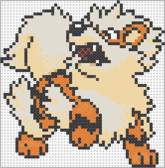 Arcanine (GSC Revamp) - beige,character,arcanine,pokemon,revamp,nintendo,game boy,video games,gaming