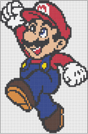 Mario - red,blue,beige,character,mario,super mario bros,nintendo,game boy,video games,gaming,retro