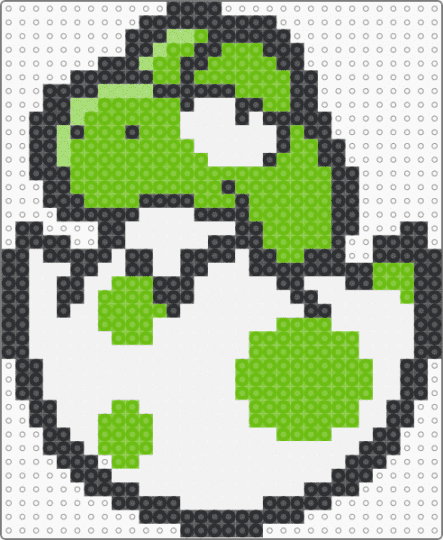 Baby Yoshi - green,white,character,mario,yoshi,baby yoshi,nintendo,mario bros,video games,gaming
