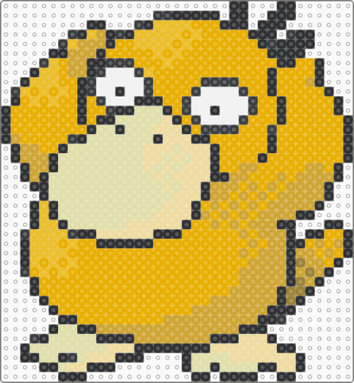 Psyduck (GSC Revamp) - orange,character,psyduck,pokemon,revamp,nintendo,game boy,video games,gaming