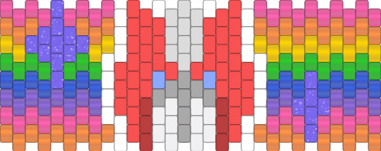 crime - red,blue,pink,orange