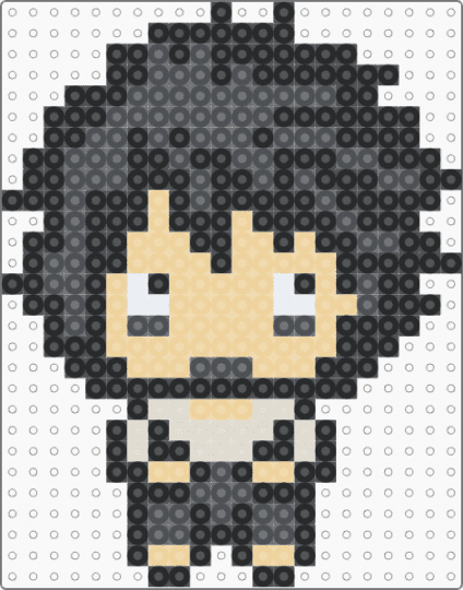 L death note - black,beige,gray,death note,l