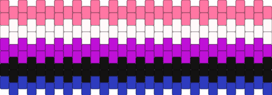 Genderfluid cuff - pink,lgbtq,genderfluid,cuff