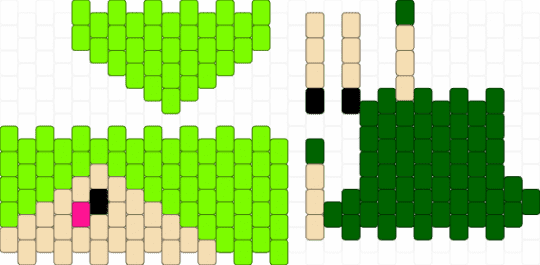 Leafy doll - green