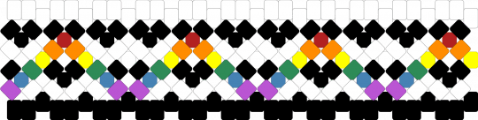 Ally Color Patterns Pride Pony Bead Patterns - Gallery - Kandi Pad | Kandi Patterns, Fuse ...