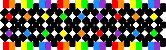 Cool rainbow scenecore xbase :3 (rotator pt 1/4) - black,orange,purple,yellow,colorful,scenecore,scene,xbase,rainbow,rotator