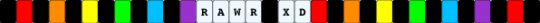Scenecore rotator rotating part (3/4) - black,red,yellow,light blue,colorful,scenecore,scene,rotator,rainbow
